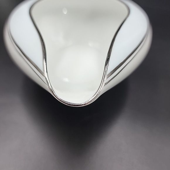 Vintage Noritake China BLUEBELL #5558 Creamer set platinum Japan - Picture 4 of 10